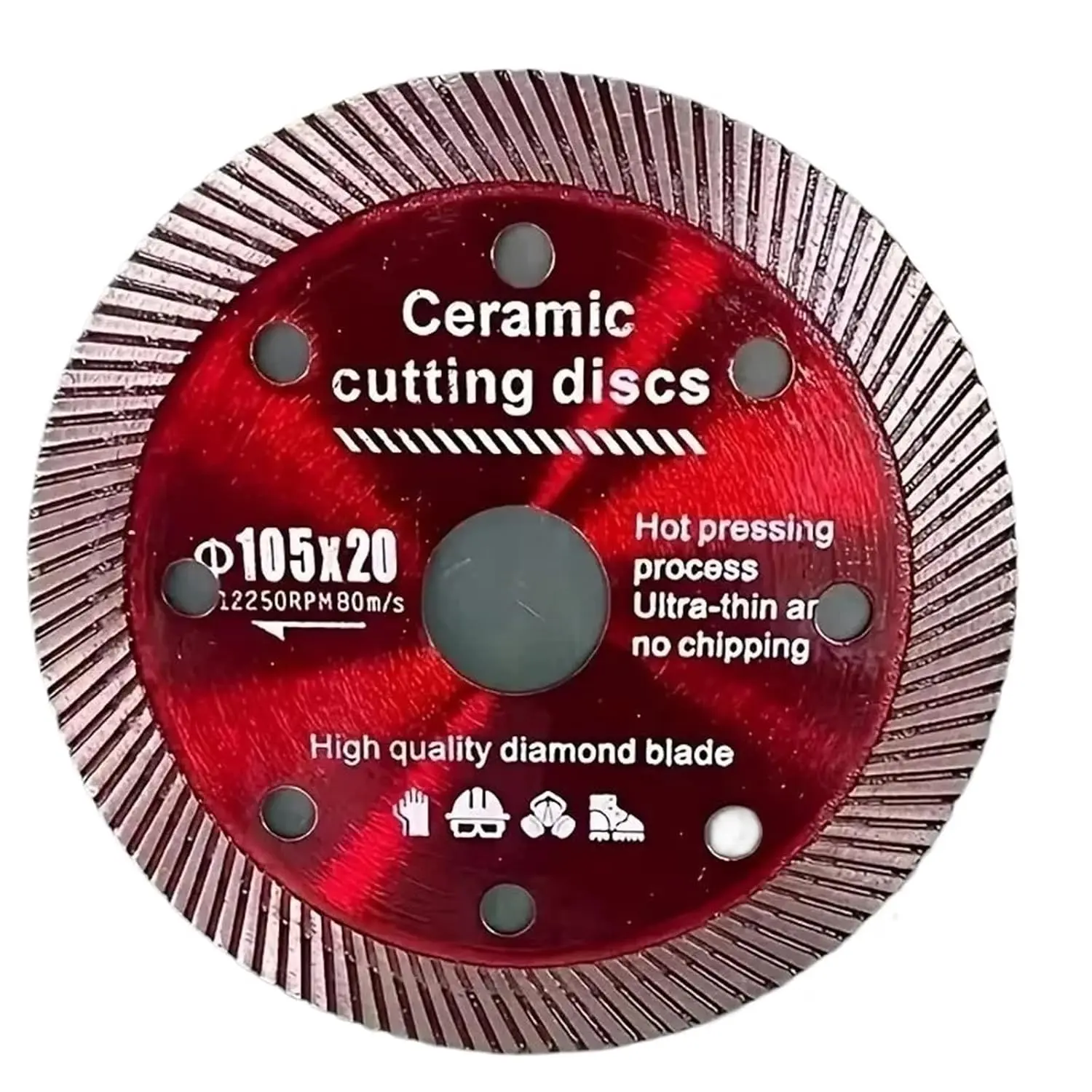 105mm Turbo Diamond  Blade Disc Porcelain Tile Ceramic Granite Marble Cutting Blades for Angle Grinder Diamond  Blade
