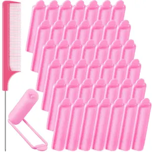 42 Pack Curler Comb Set 2.76 Inch Soft Foam Curler for Hair Styling Hairdressing Overnight Curl and Volume Beauty & Personal Care Styler