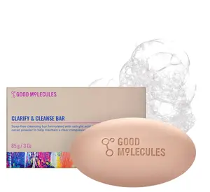 Clarify and Cleanse Bar - Soap Free Bar with Salicylic Acid, BHA for Skin Tone Balancing and Cleansing - Body and Facial Cleanser, Skin Care for Face