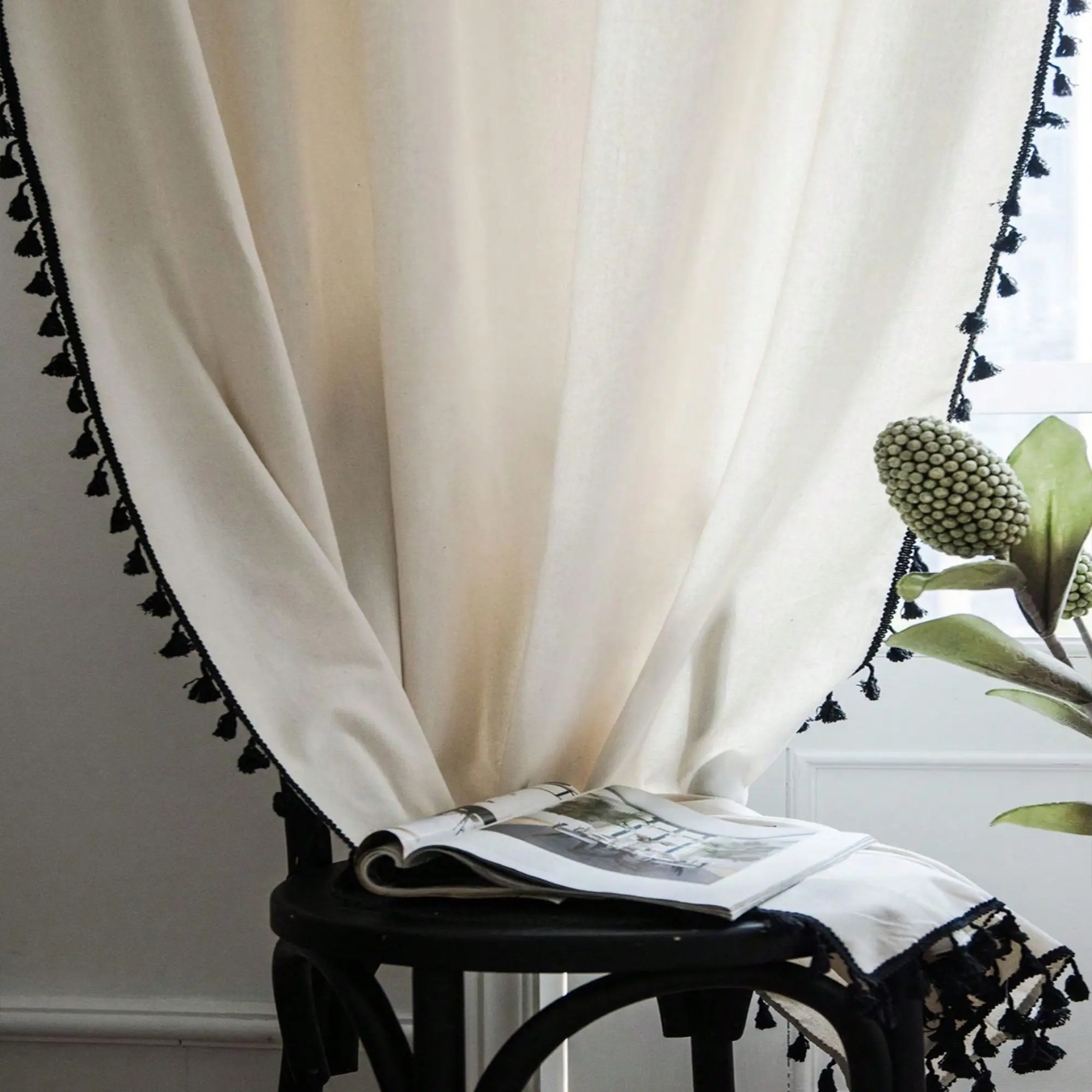 Blackout Curtain Lining for Eyelet Curtains, Enhances Insulation Effect, Energy Saving & Privacy Protection Accessory