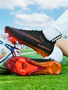Unisex Seamless Football Cleats, Soccer Cleats, Football Boots, Anti-Slip Durable Outdoor Shoes, Superior Grip and Ankle Support, High-End Fashion Design, Suitable for Teens, Students, Adults