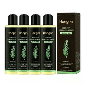 【BUY 2 GET 2 FREE】Rosemary Shampoo - BoostHair Growth, Control Oil & Dandruff,Soothe Scalp lritation & RestoreShine! Hydrolyzed Keratin  Organic Haircare Nourishes Hair Rosemary Strengthening Shampoo