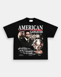 American Gangster Graphic Tee, Unisex Shirt, Using 100% Cotton, Gift For Fans