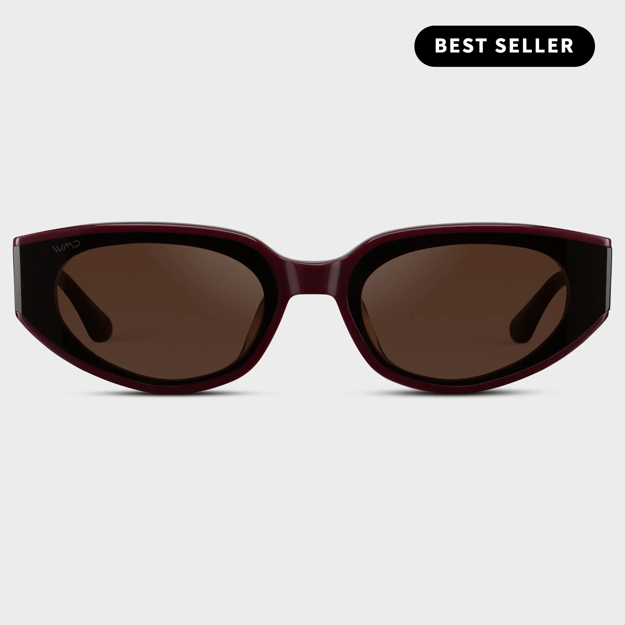 WMP Eyewear Astra Cat-Eye Sunglasses for Women, Bold Modern Frame, Lightweight Trendy Sunglasses with UV Protection