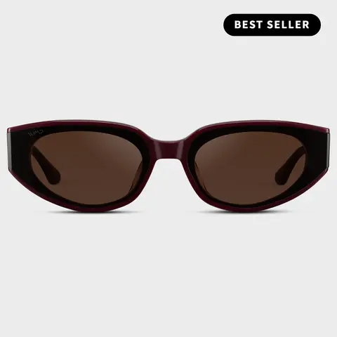 WMP Eyewear Astra Cat-Eye Sunglasses for Women, Bold Modern Frame, Lightweight Trendy Sunglasses with UV Protection