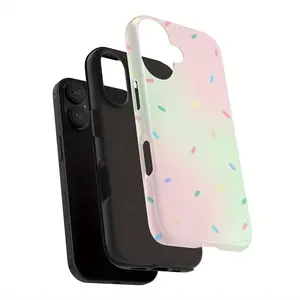 New Fashion Popular Accessories Cute Colorful Sugar Art Aesthetic Pattern Lens Protective Case - Shockproof 2 in 1 Premium Phone Case for iPhone 16 Pro Max, 15, 14, 13, 12, 11 Plus, Pro, Suitable for Party, Birthday Gift for Friends and Family