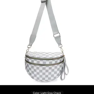 Crossbody Bag with Adjustable Strap and Zipper Closure girl fashionable casual
