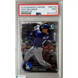 2016 Bowman Chrome Prospects Cody Bellinger #BCP182 Dodgers PSA 9 MINT