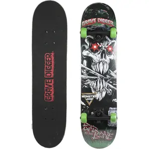 Cruiser Skateboard with Printed Graphic Grip Tape, ABEC 5 Bearings, Durable Deck and Smooth Wheels - Ideal for Kids