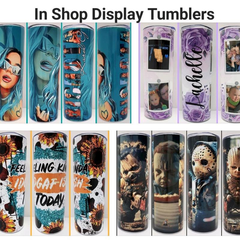 PennyWise IT 20 Oz Tumbler with 1 Lid, 2 Straws and 1 Straw Cleaner.. Stainless Steel. Sublimation Tumbler Cup.