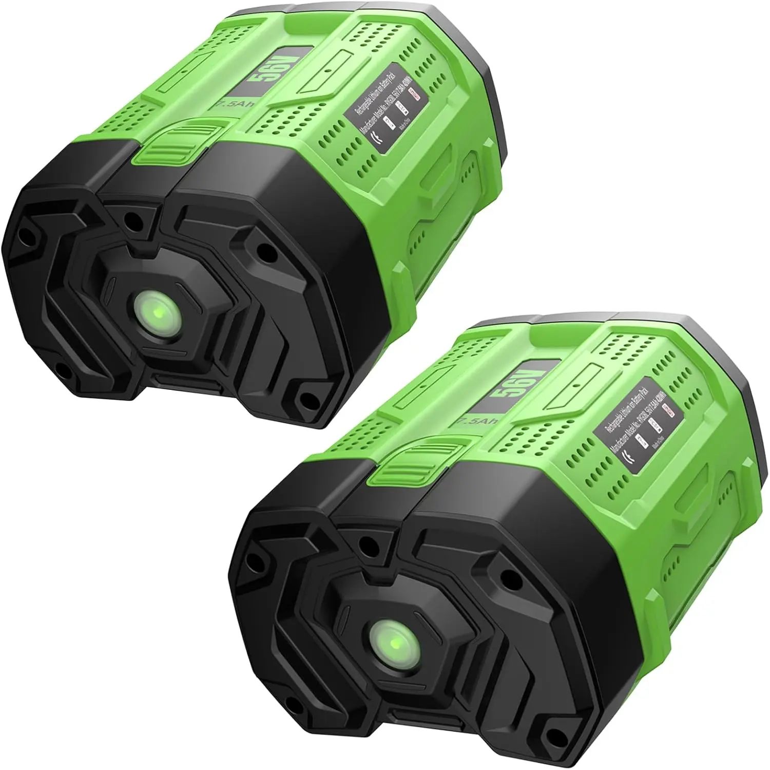 Rechargeable Power Tool Batteries - 7.5Ah, 9.0Ah, 10.0Ah 56V Lithium Replacement for EGO BA2800, BA4200, CS1604, CS1804, CS1403, HT2400, LB6504, LB5804, LB4800 Cordless Power Tools, Rechargeable Battery
