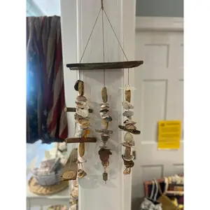 Handmade Delaware Driftwood & shel wind chime
