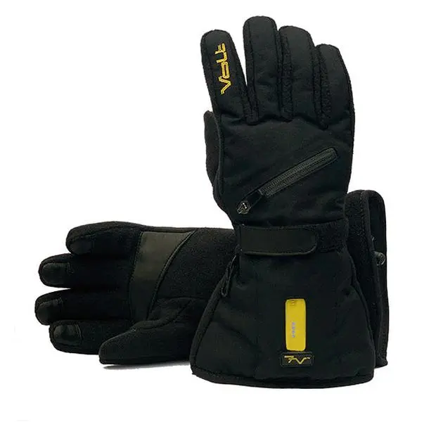 Volt Fleece Heated Gloves 7v with Zero Layer Heat System, Waterproof Protection, Adjustable Heat Settings, Soft Fleece and Nylon Back, Durable Design