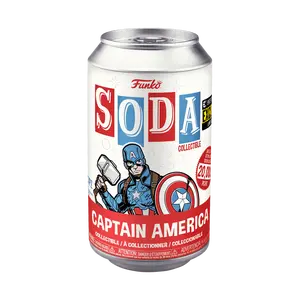 Funko Marvel Captain America Common Soda Figure Bobblehead Collectible Vinyl Figure