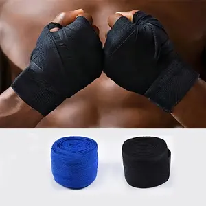 A pair of 2.5m boxing bandages, sweat-absorbing hand guards, kickboxing and sanda binding bandages, men's and women's sports hand guards, fighting boxing binding protective gear, Boxing Wrap