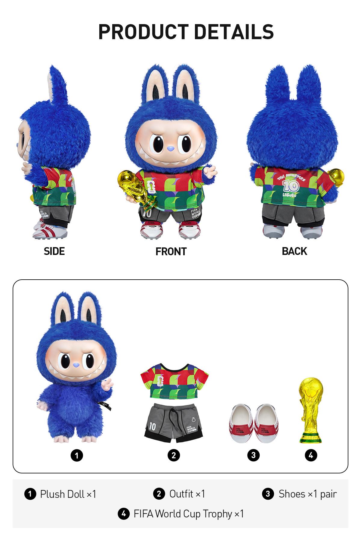 [Spanish] – 【Nuevo - Almacén en EE. UU.】POP MART THE MONSTERS × FIFA SERIES – Muñeco de Vinilo y Peluche Catch the Win