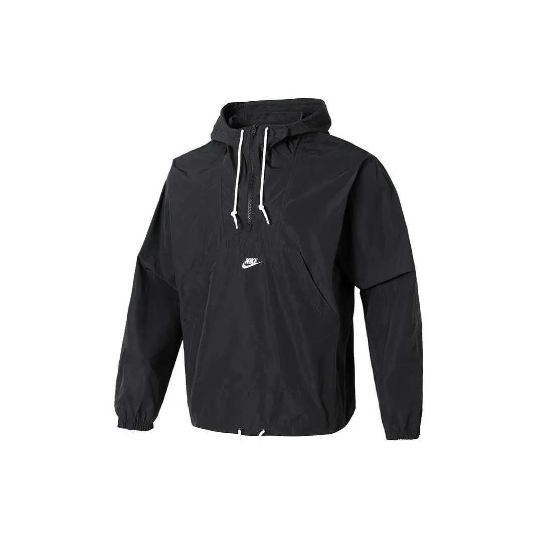 Nike Club Jackets Coats Men's Black Breathable Sneakers FN3893-010