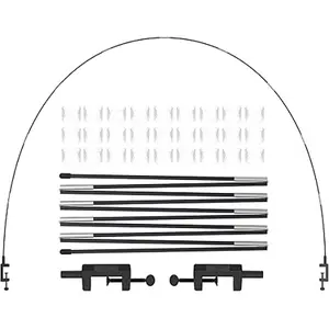 12ft Black Table Balloon Arch Kit for Birthday Decorations, Balloon Arch Stand Frame, Party, Wedding & Graduation Decorations