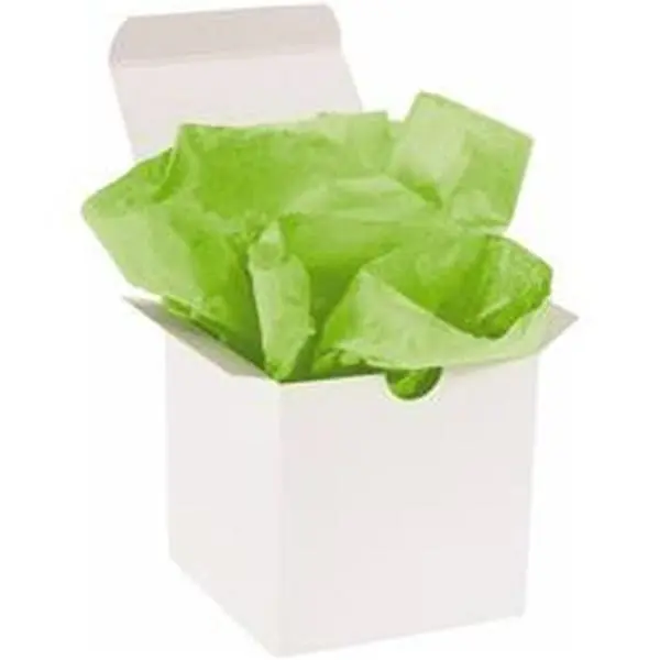 Box Partners T1520N 15 x 20 in. Citrus Green Gift Grade Tissue Paper for 10 lbs Basis Weight
