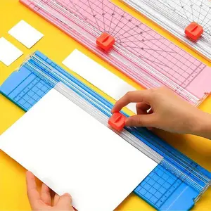 Small Automatic A3/A4 Paper Cutting Machine Paper Cutter Art Trimmer Craft Photo Blades Scrapbook Office Home Stationery Cutting Supplies
