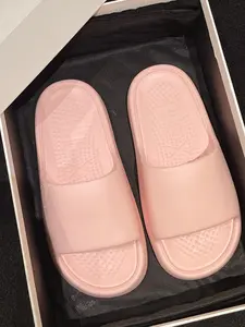 Women's Summer Cloud Sandals, Comfortable Soft Casual Thick Sole, Waterproof Anti-Slip Plastic Slippers for Beach Pool Bathroom