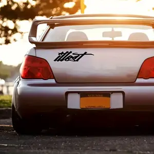 1PC Decor Trendy Street Style – fits modified cars, street-style backpacks. Has a trendy street texture; adds cool "illest" details.