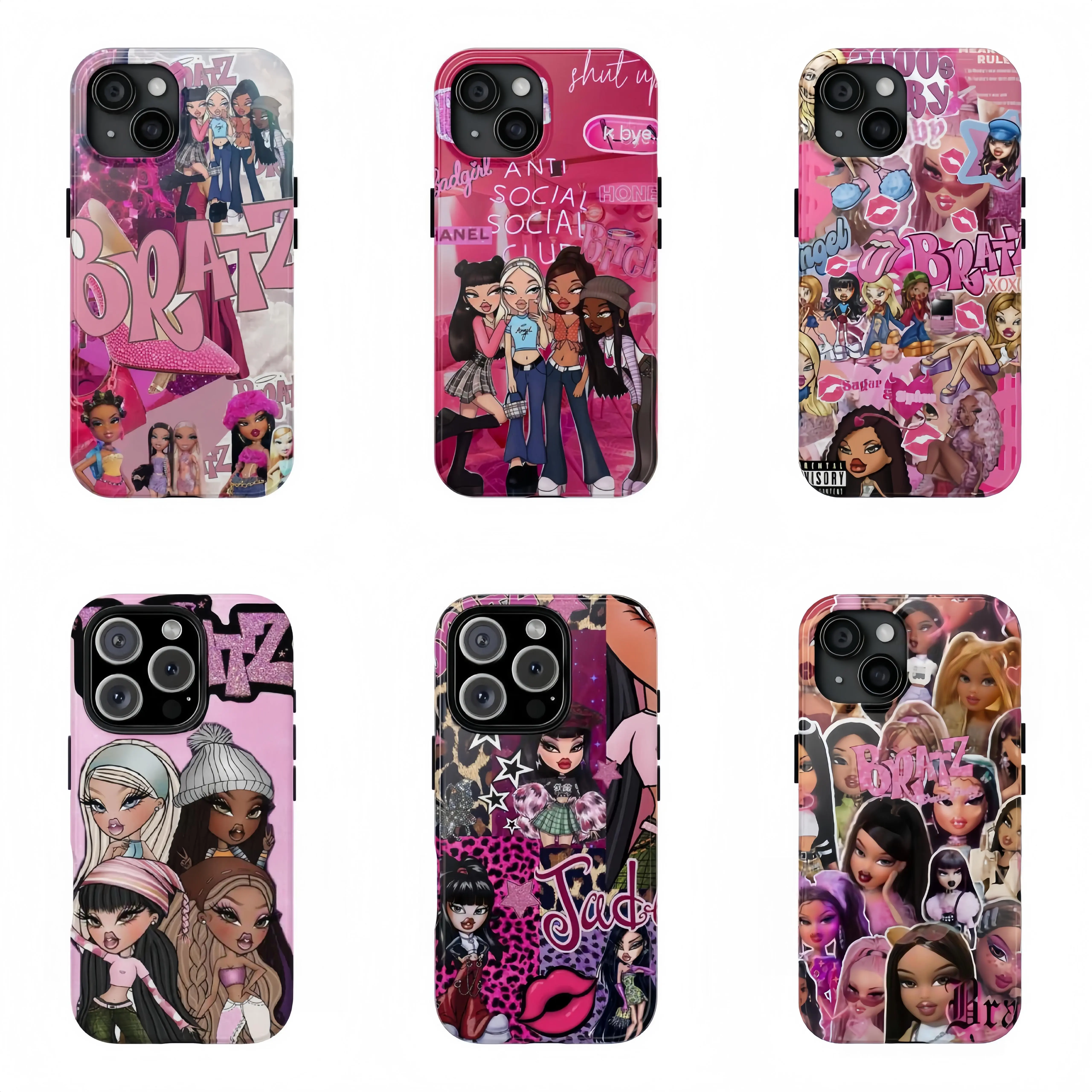 8rat2 Girl Phone Case|Y2k Girl Phone Case|Gifts For Women |Cartoon Phone Case|Compatible For iPhone 17 Pro Max 16 15 14 13 12 11 for Samsung S21 S22 S23 S24 S25 Phone Case|Tough phone case |Halloween gift