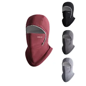Winter hat, scarf, mask integrated, unisex outdoor cycling, warm headgear, cold proof and windproof, piled and thickened