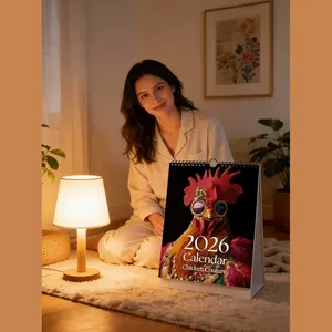 2026 Chicken Couture Wall Calendar | Funny Fashionable Chickens in Glam Outfits | Monthly Wall Planner with Humorous Quotes | Novelty Gift for Chicken Lovers & Fashion Enthusiasts
