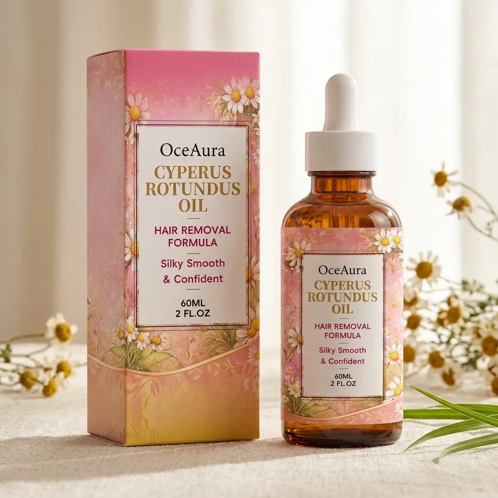Home Use Xiangfu Hair Removal Essential Oil, Easy Hair Removal, Plant-Based Formula, Soothes Skin, Gentle Skincare, Smooth, Suitable for Underarms and Arms