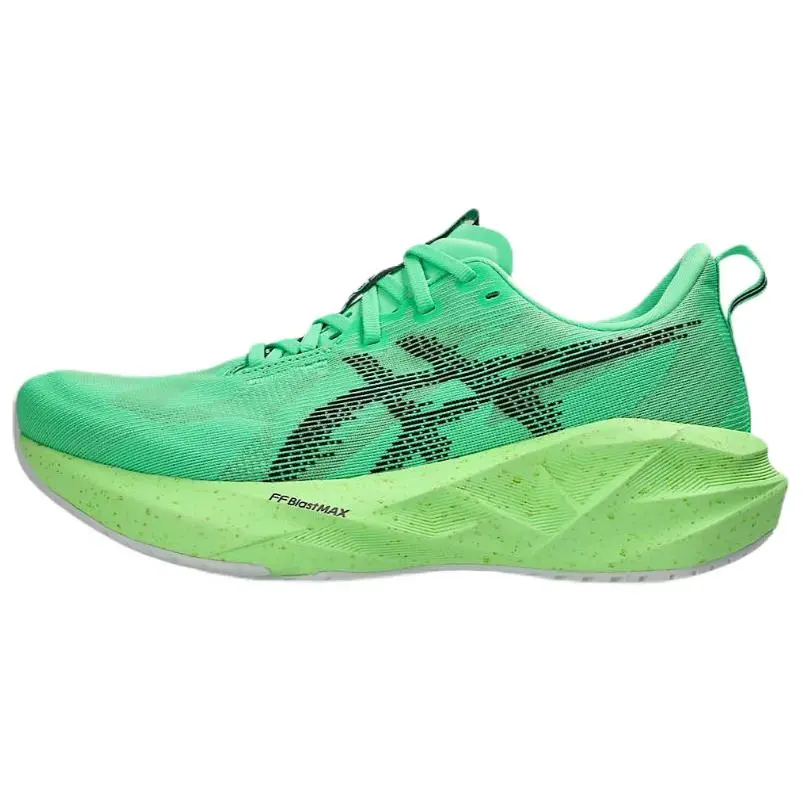 ASICS Novablast 5 Breathable And Resilient Running Shoes Men's Green Classic Comfort 1011C224-300