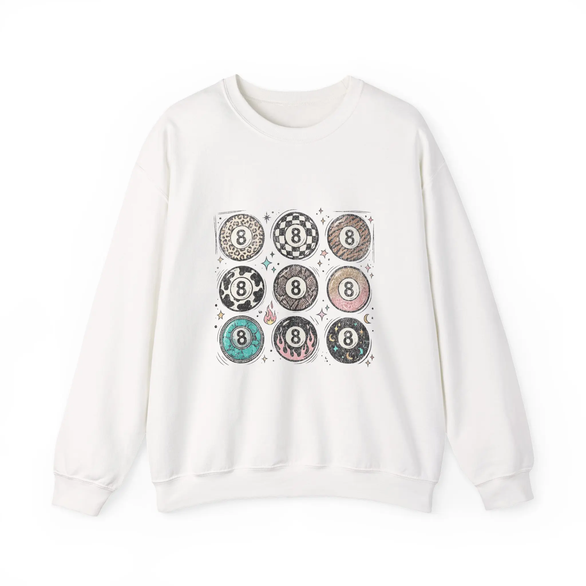 Edgy 8 Ball Crewneck
