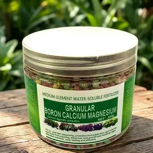 Granular Boron Calcium Magnesium Universal Plant Fertilizer 200g, Slow-Release Water-Soluble Trace Element Nutrition for Flowers, Vegetables and Agricultural Crops