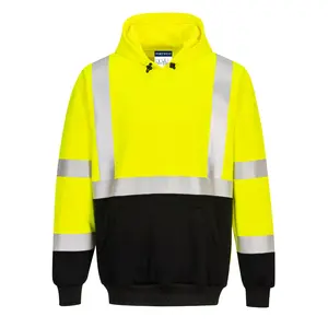 PORTWEST® High Visibility Two Tone Hooded Sweatshirt - UB324