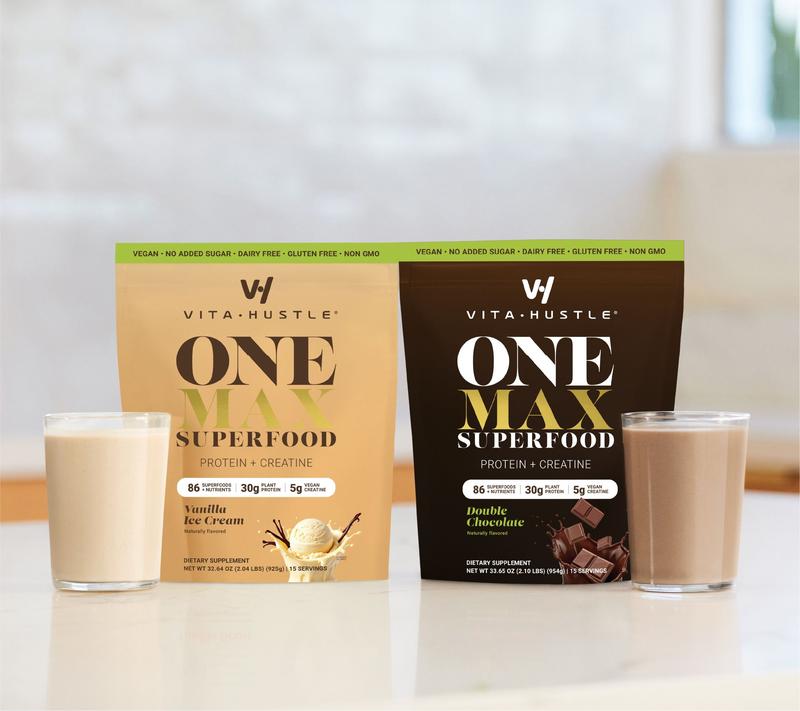 VitaHustle ONE Superfood Max Protein with Creatine 15-Servings