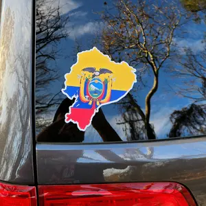 Ecuador Mapa car window decal sticker Ecuador Mapa car window decal sticker