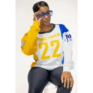 Sigma Gamma Rho Rhovember Nineteen 22 Chenille and Embroidered Sweatshirt