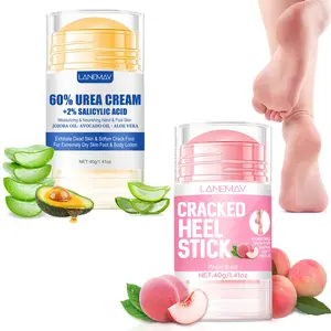 60% Urea Cream -  Foot Cream Stick for Dry & Cracked Feet,Hands,Elbows,Knees,Heels. Anti Crack Foot Care CreamHydrates & Nourish Foot Care for Softening and Moisturizing, Removing Calloused Skin,40g