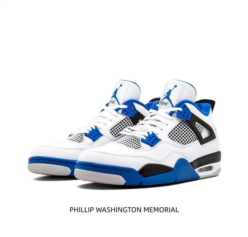 Classic mixed material mid-cut casual ball shoes white leather & black mesh blue bottom accent embroidered logo tongue cushioned heel all season unisex footwear
