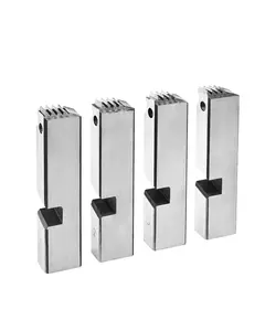 Threading Die Set For Pipe, 2-1/2 to 4 Inch NPT Size Range, High Speed Steel Right-Handed Pipe Dies, 4-Pack, Durable Replacement Dies For Threading Machines, Precision Ground And Heat Treated