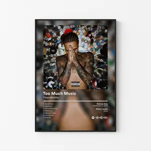 [ MUSIC POSTER – UNFRAMED ] PlaqueBoyMax Poster, 5STAR Community Wall Art, Twitch Streamer Decor, Underground Rap Culture