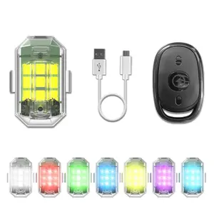 High Brightness Wireless LED Strobe Light with USB Cable and Color Changing Options 2pcs