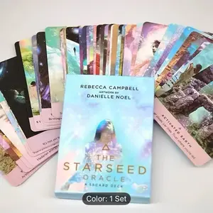 The Starseed Oracle Spanish English 55 Card Deck Divination Color Set