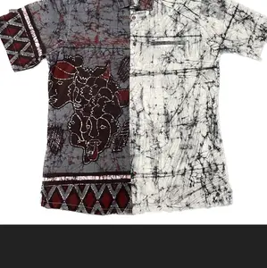 Large Handmade Batik Shirt Tye dye Cotton Casual