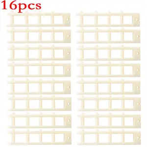 16Pcs Beehive Frame Nest Spleen Clip, Plastic Clip Tied Spleen Strip, Honeycomb Fixing Strip, Beekeeping Supplies