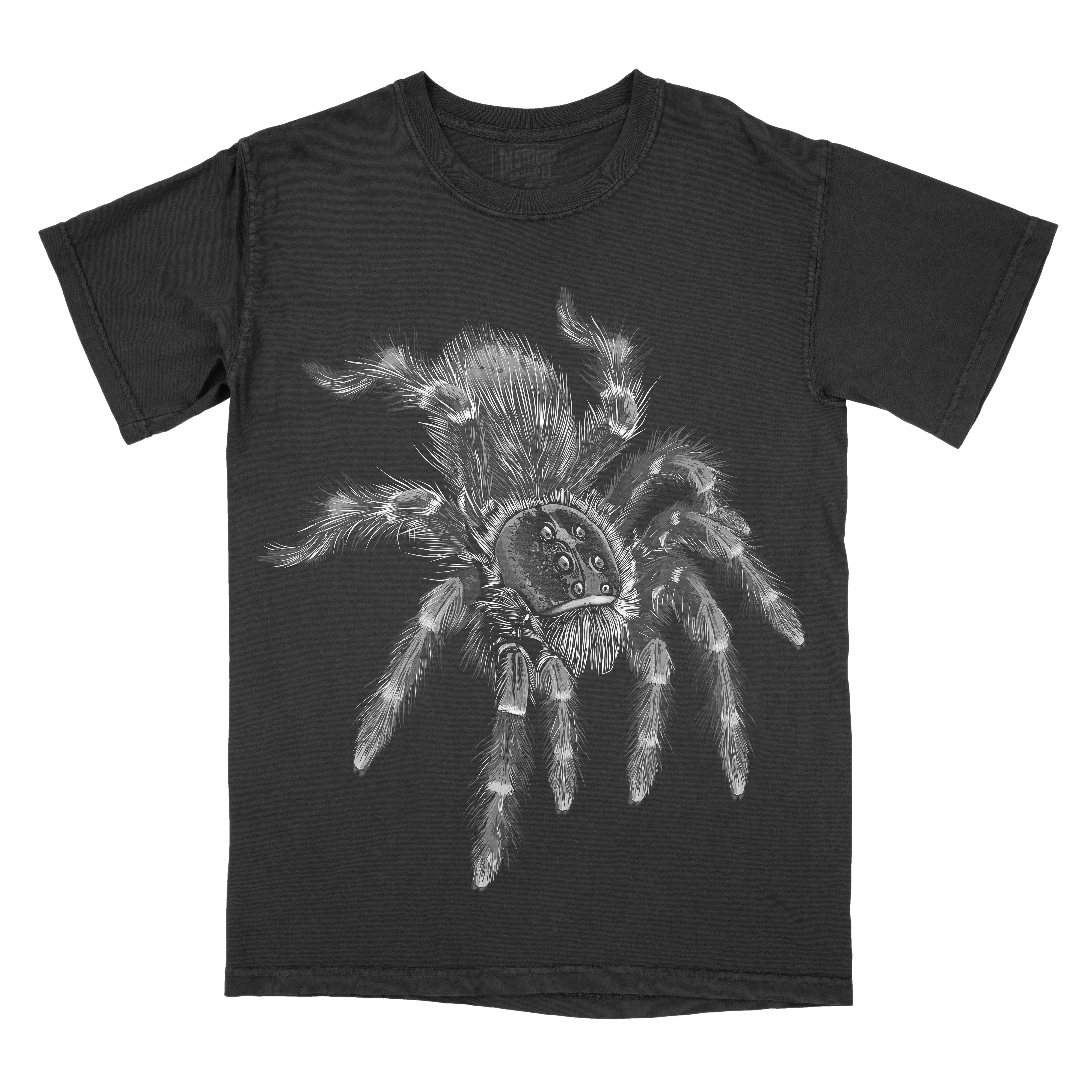 Tarantula Comfort Colors Unisex T-shirt Gothic Alternative Fashion Top Tshirt Streetwear Short sleeve Printed Cotton Alt Goth
