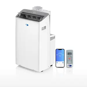 Whynter ARC-1230WN Nex 14,000 BTU Inverter Dual Hose Portable Air Conditioner with WiFi, Dehumidifier & Smart Controls – Cools Up to 600 sq. ft. (White)