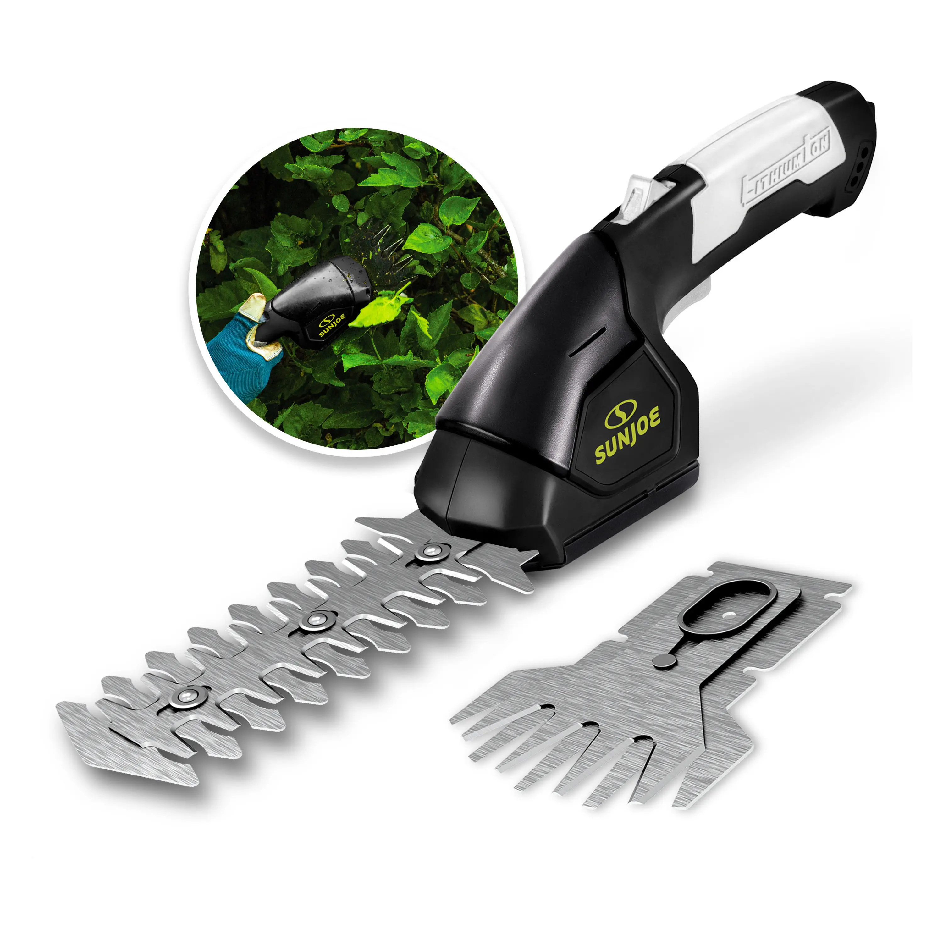 Sun Joe 2-in-1 Cordless Grass Shear + Hedger | 7.2-Volt | W/ 1.5-Ah Battery + Charger