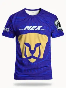 MEX Pumas Soccer Jersey Mexico Football Team Fan Oversized Game Day T-shirt