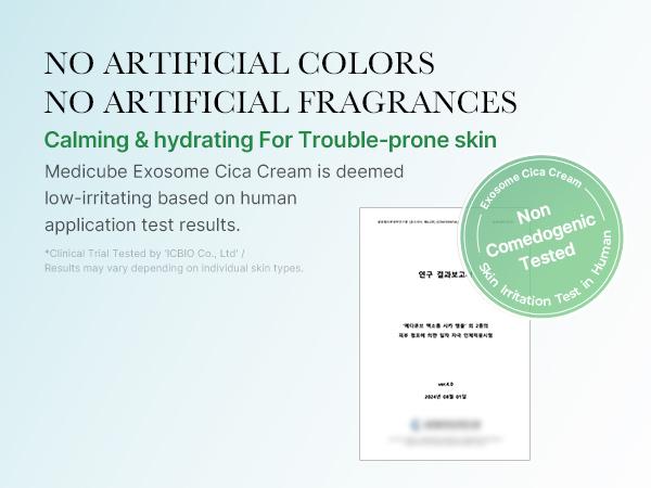 [medicube] Exosome Cica Cream | Hydrating & Soothing Cream with Exosome Cica and Ceramides Lightweight Moisturizer Moisturizing Skincare